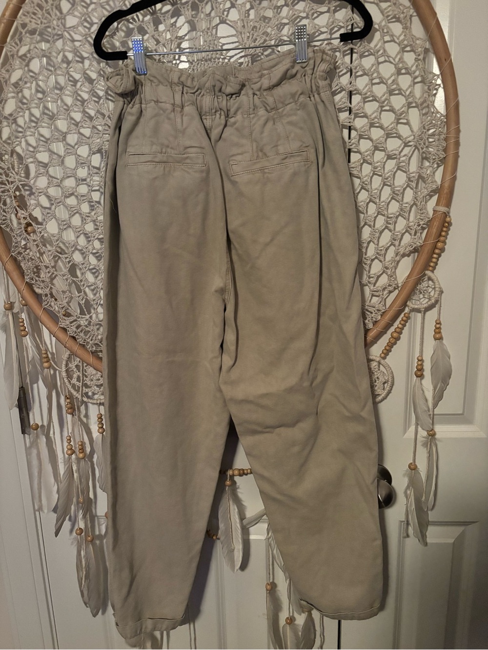 Free People Margate Pleated paper bag pants Size Small A00341 - Picture 4 of 6